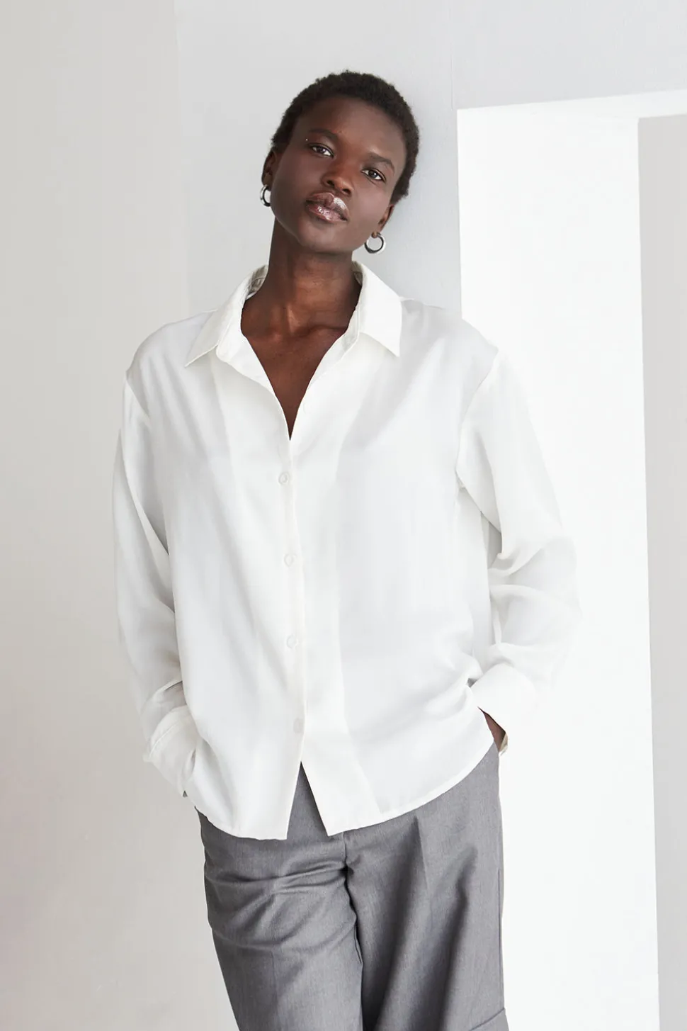 Malone Satin Shirt