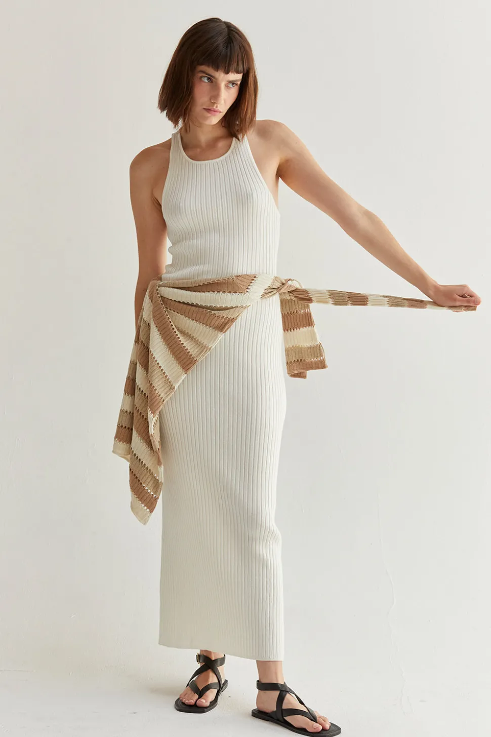 Marla Rib Knit Maxi Dress