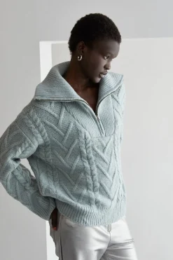 Maryann Zip Up Sweater