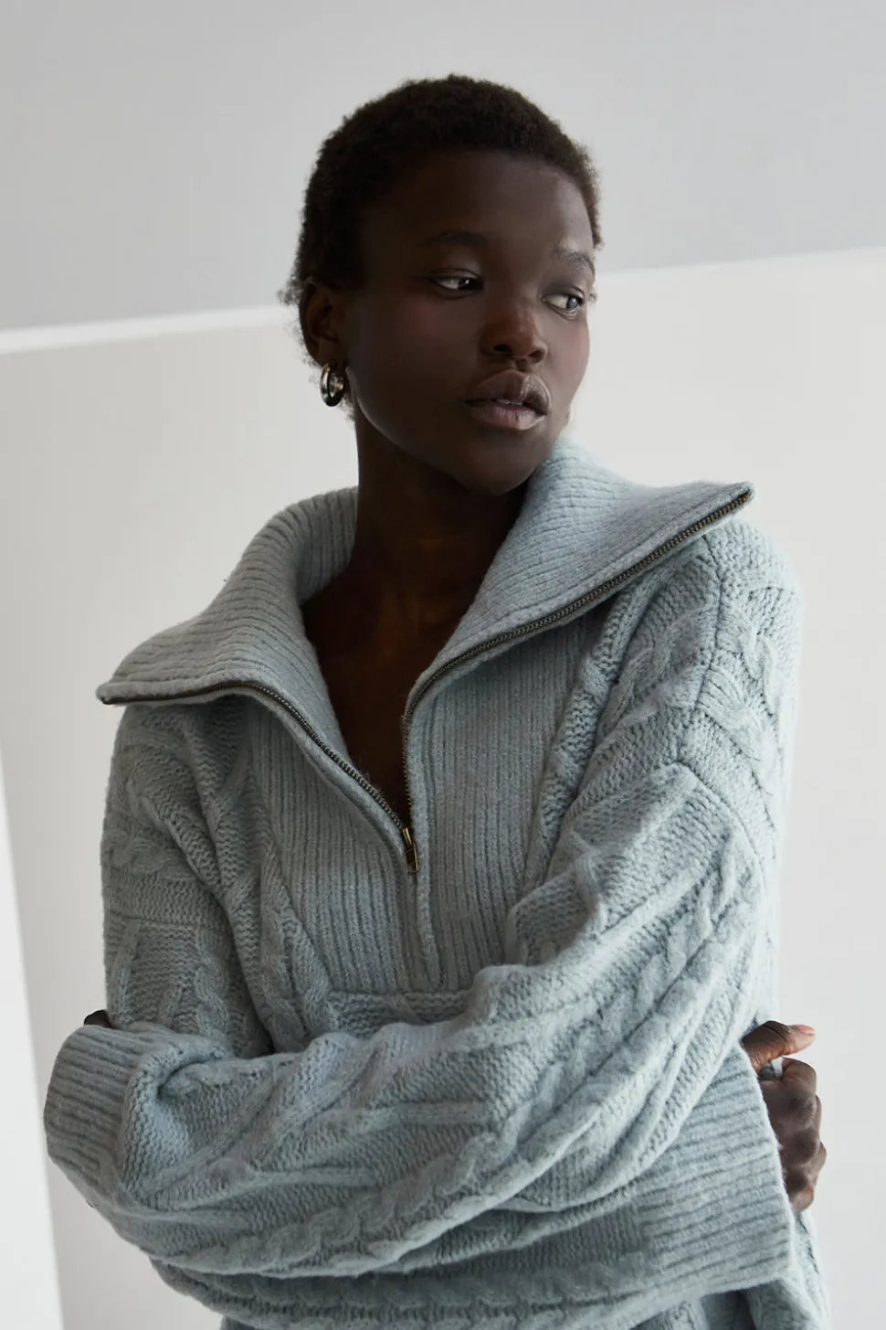 Maryann Zip Up Sweater