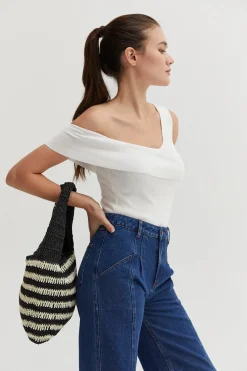 Micah One Shoulder Knit Top