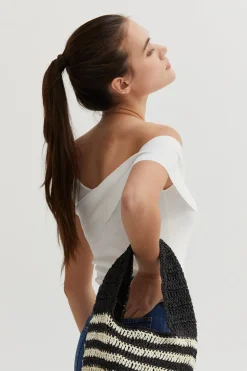 Micah One Shoulder Knit Top