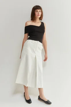Micah One Shoulder Knit Top