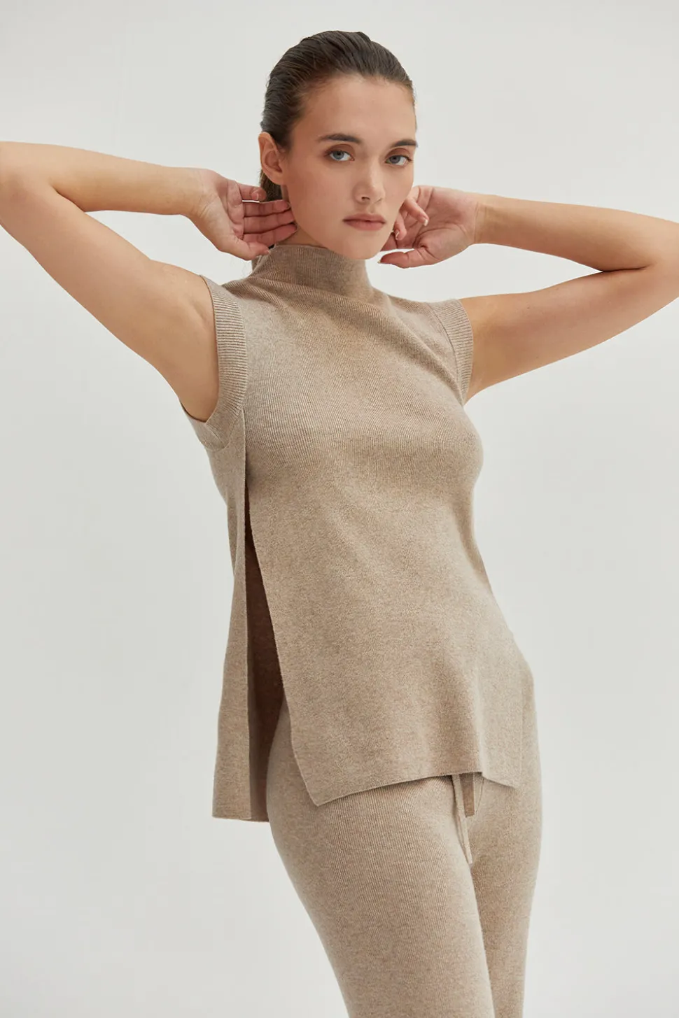 Molly Mock Neck Tank Top