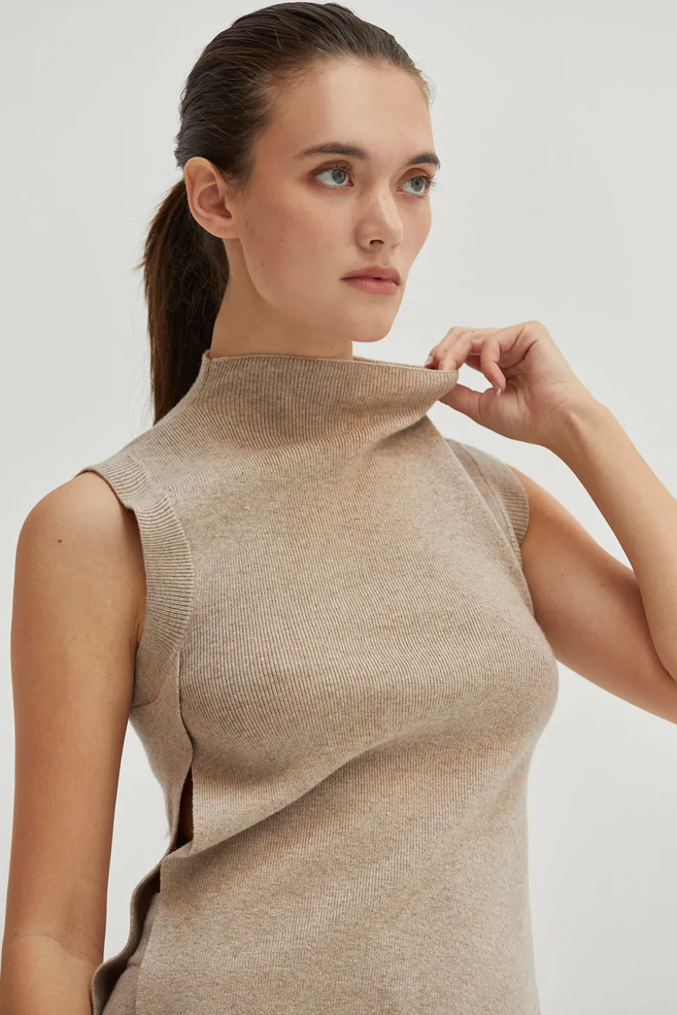 Molly Mock Neck Tank Top