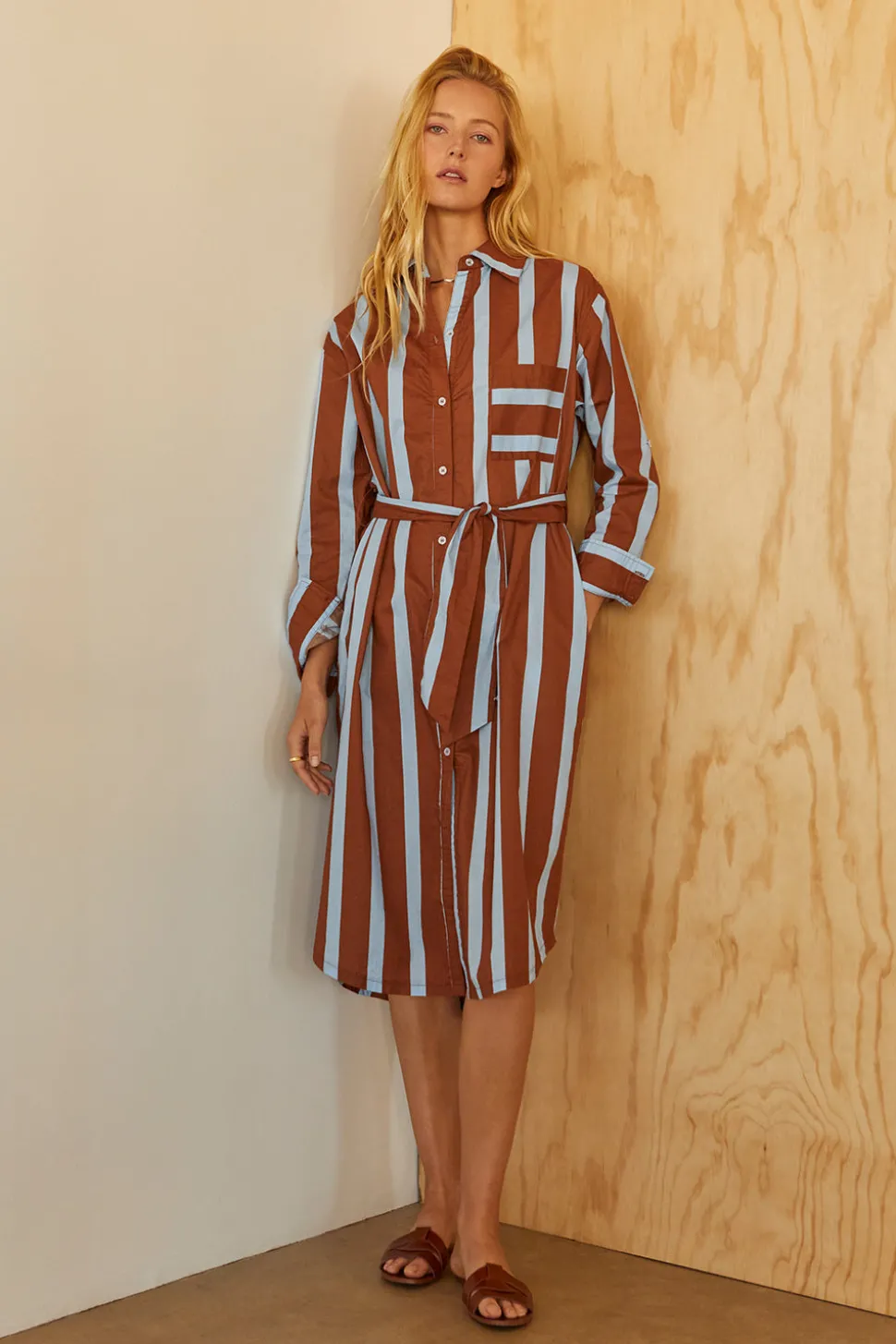 Monica Long Shirt Dress