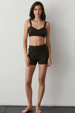 Mylie Ribbed Knit Shorts Set