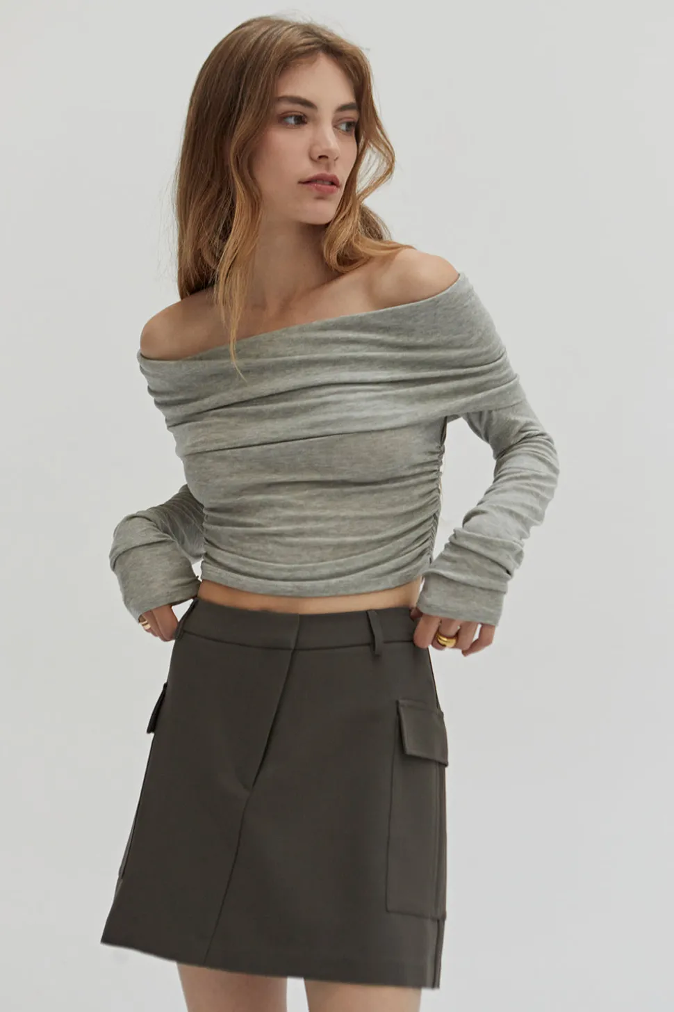 Nadia Mini Cargo Skirt