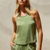 Nova Back Twist Cupro Tank