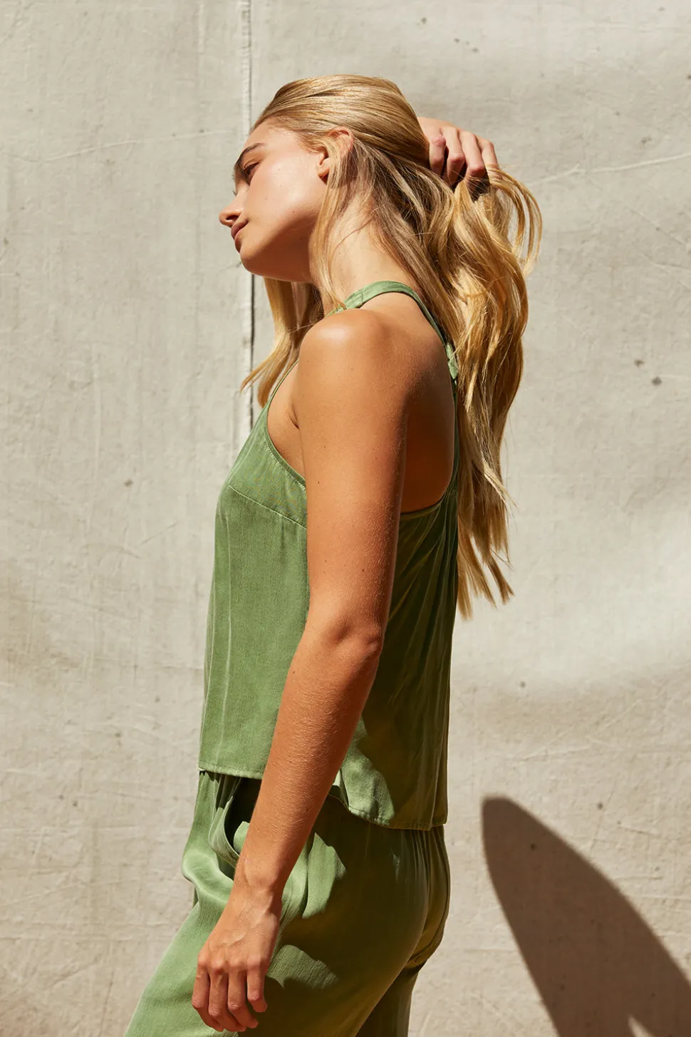 Nova Back Twist Cupro Tank