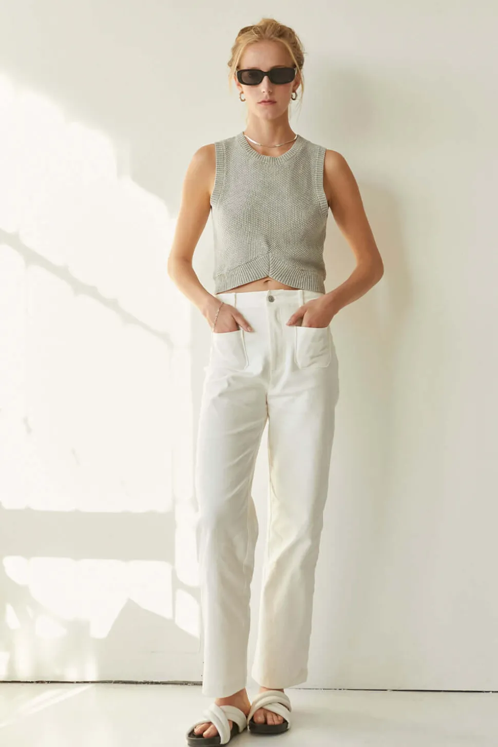 Nyla Cotton Crop Tank