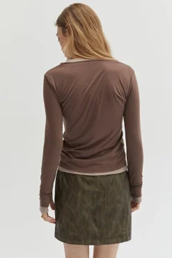 Octavia Two in One Long Sleeve Top