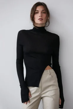 Olive Knit Top