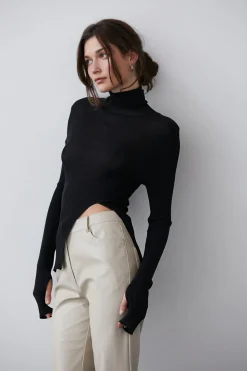 Olive Knit Top