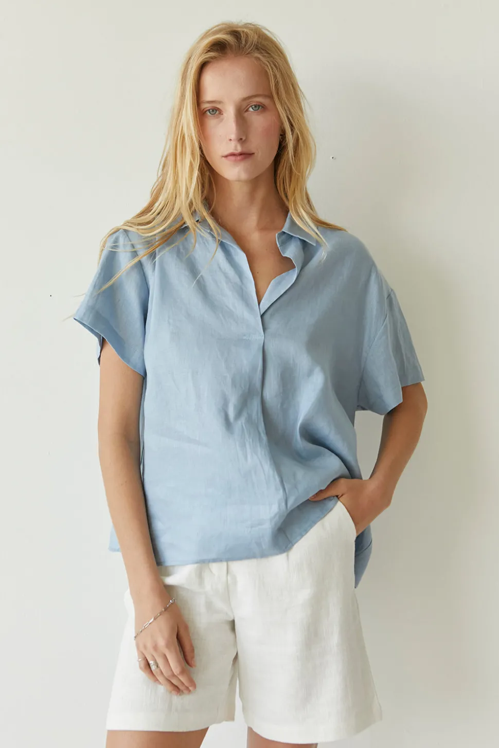 Paisley Linen Shirt