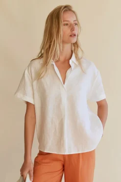 Paisley Linen Shirt