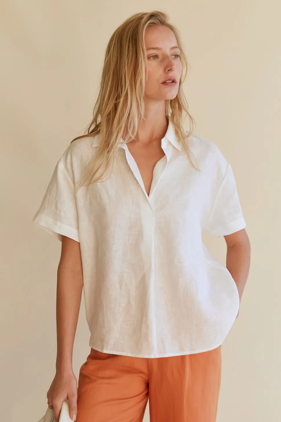 Paisley Linen Shirt