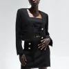 Perry Tweed Jacket Two-Piece Set