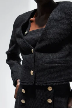 Perry Tweed Jacket Two-Piece Set