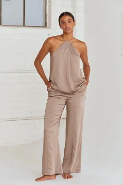 Piper Pull On Satin Pants