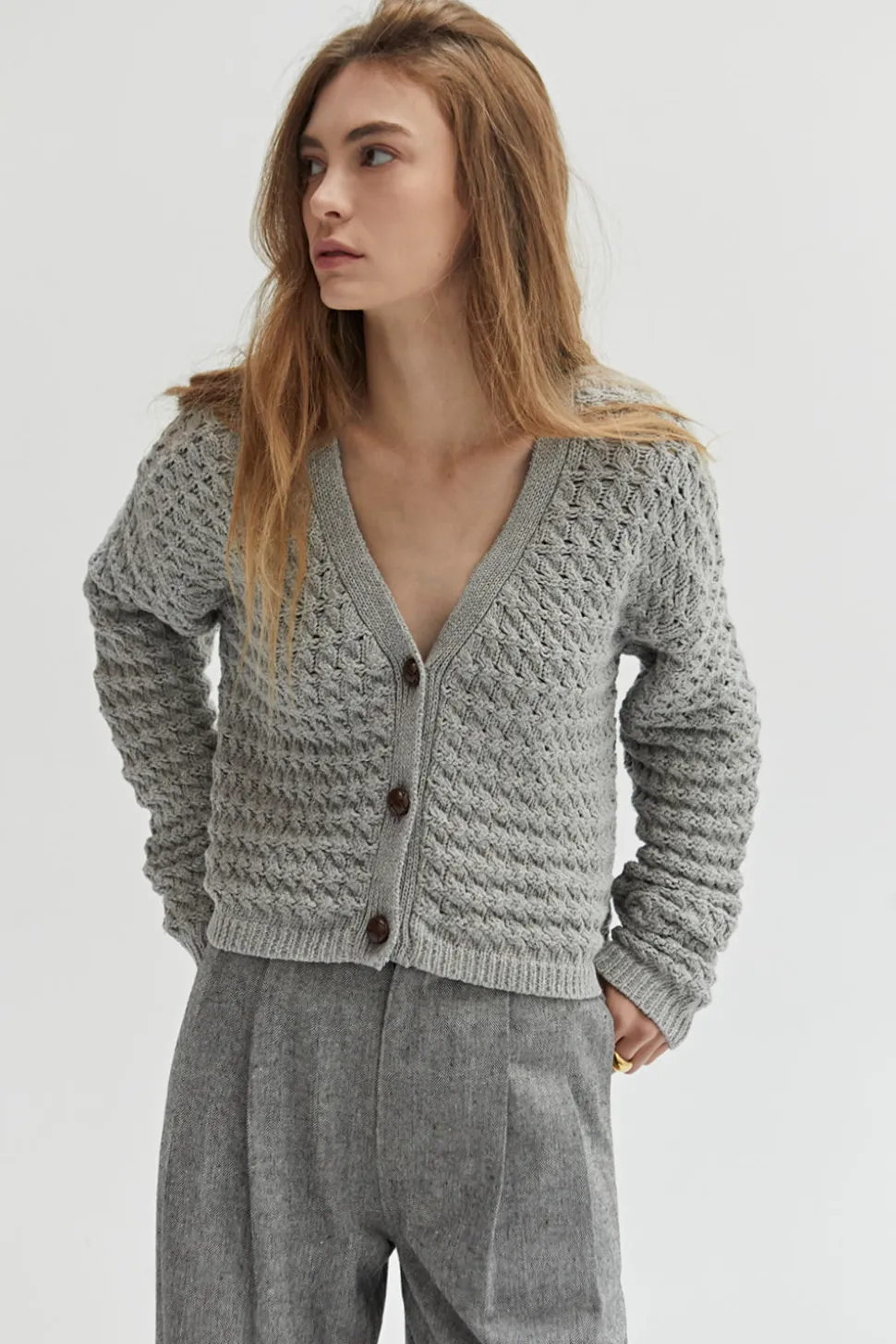 Presley Textured Cardigan