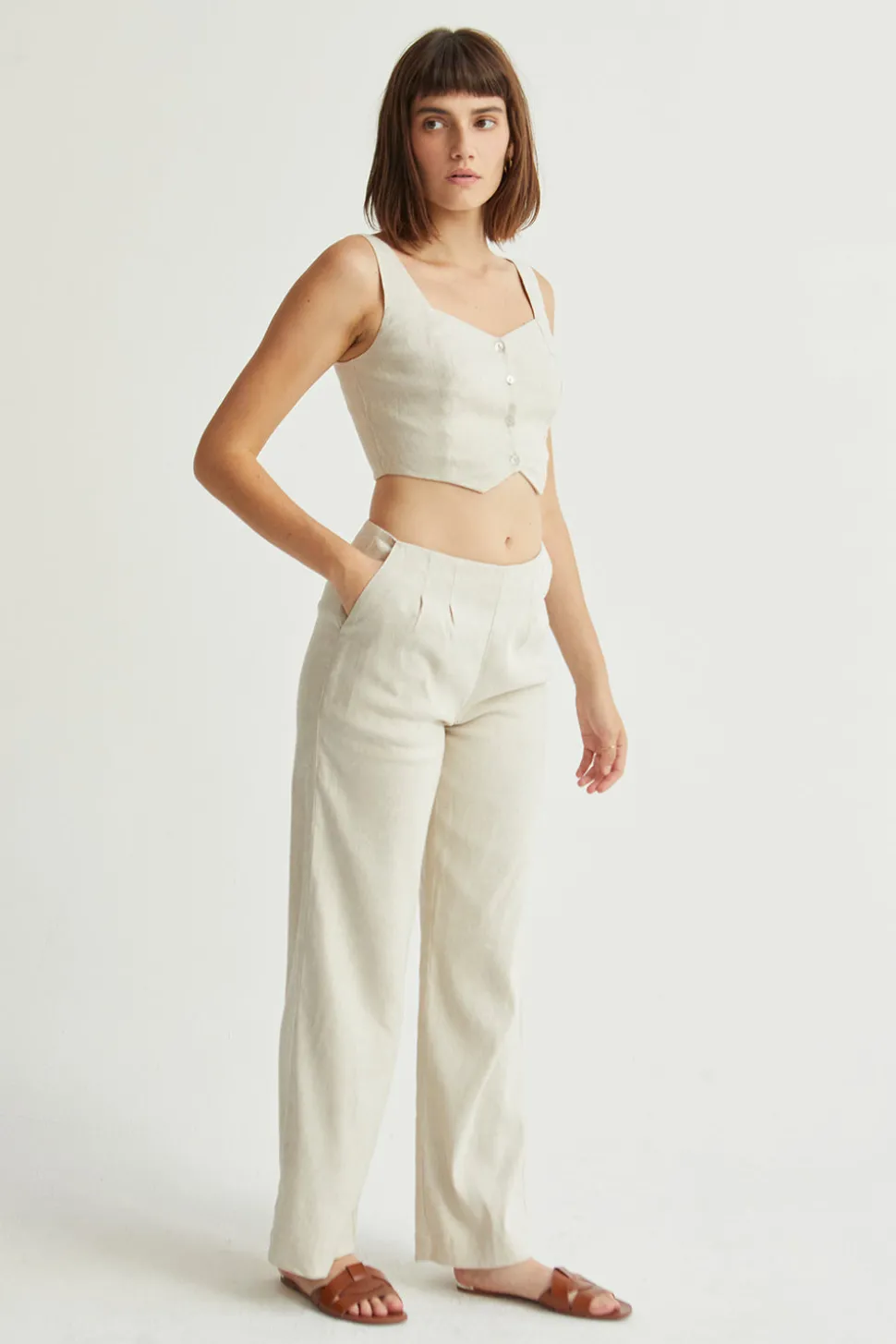 Rachael Linen Trousers