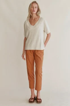 Raya Pebbled Knit Top