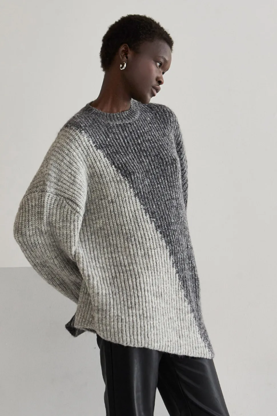 Reese Color Block Sweater