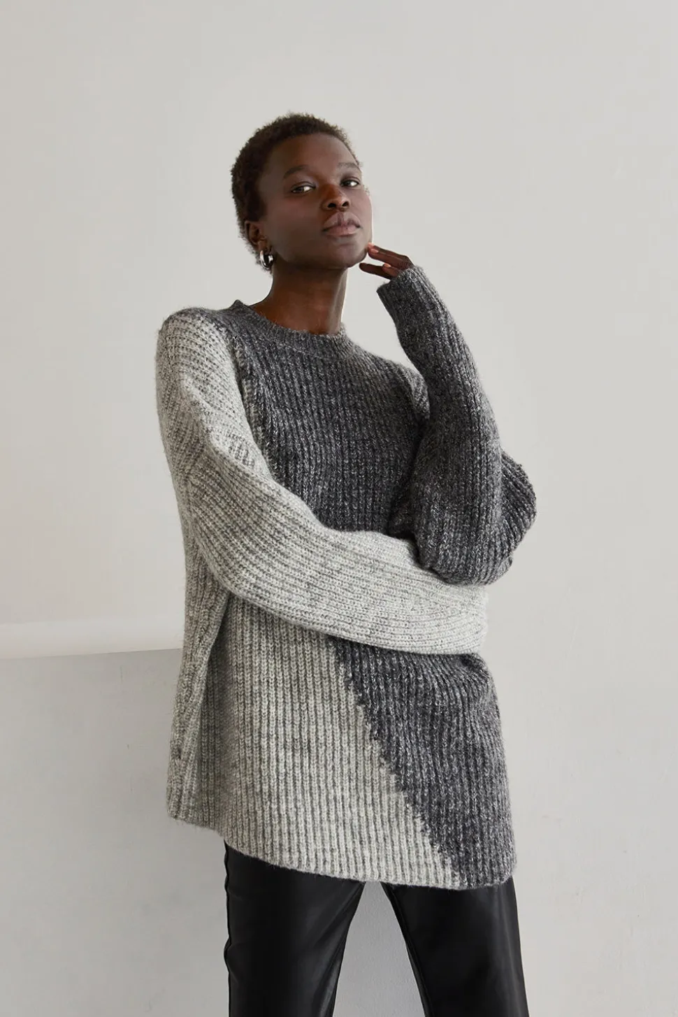 Reese Color Block Sweater