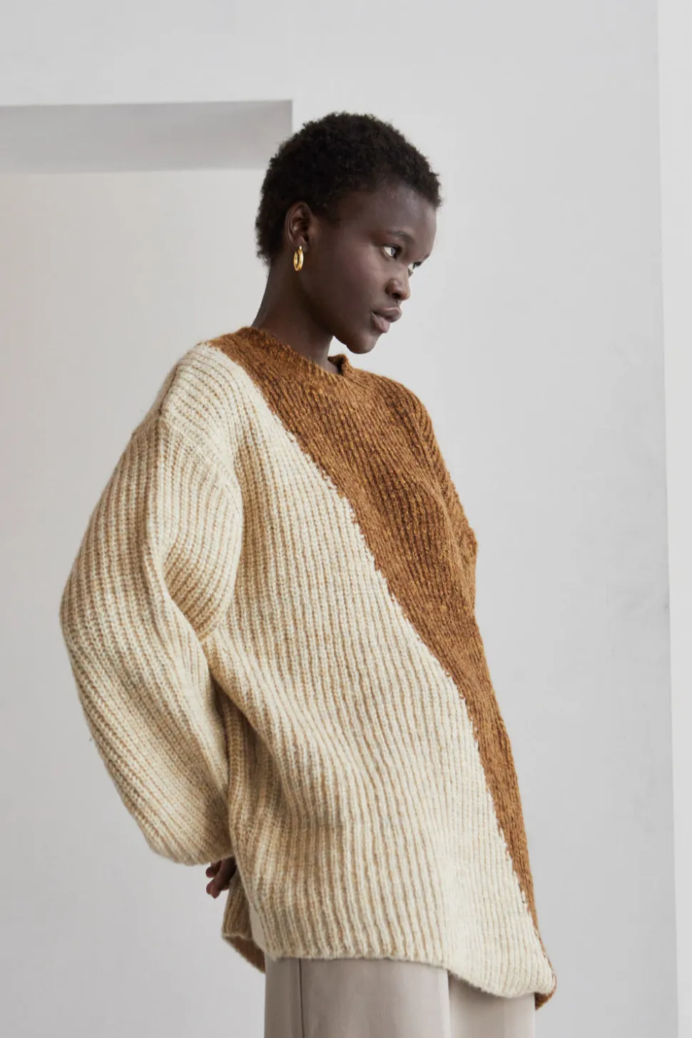 Reese Color Block Sweater