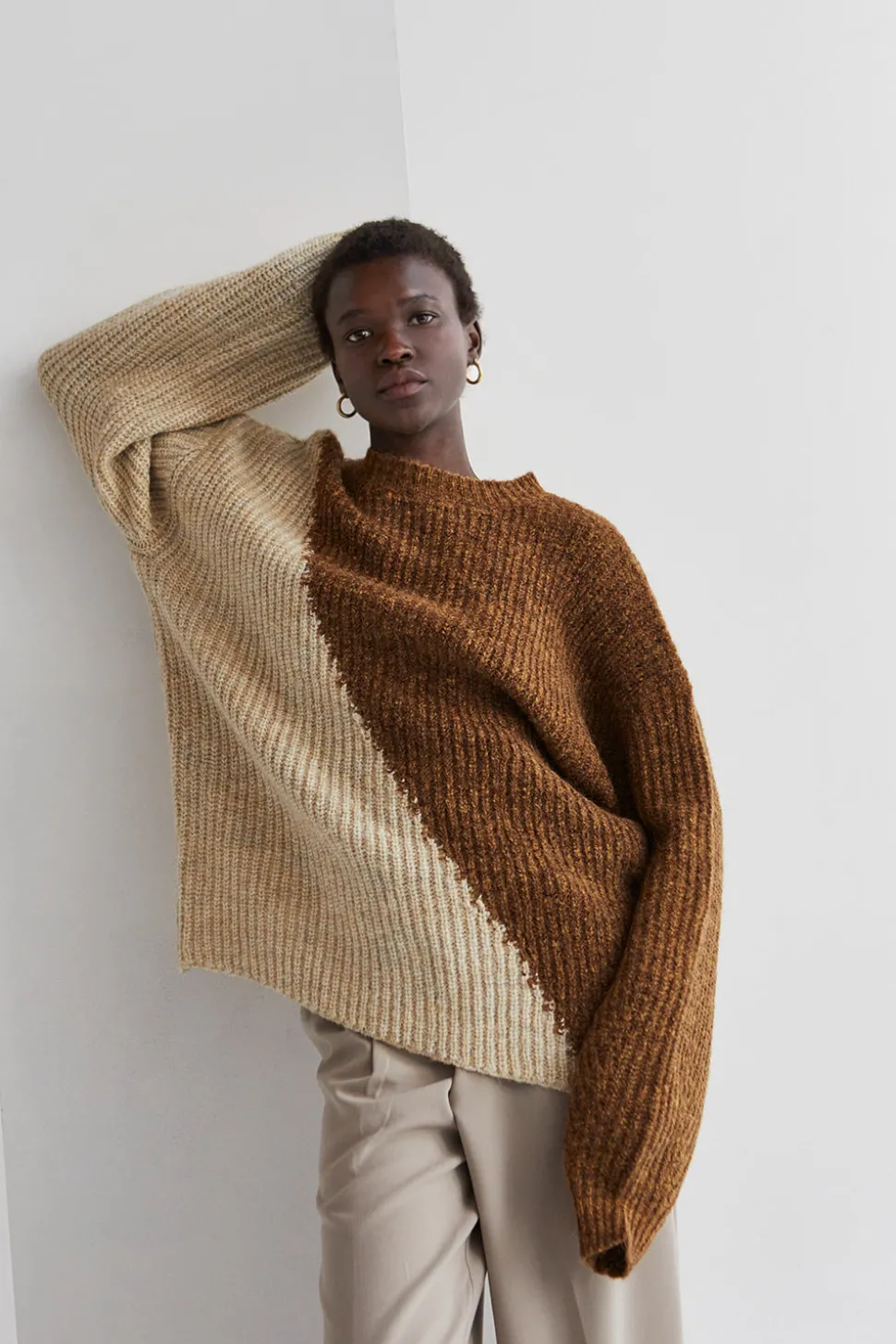 Reese Color Block Sweater