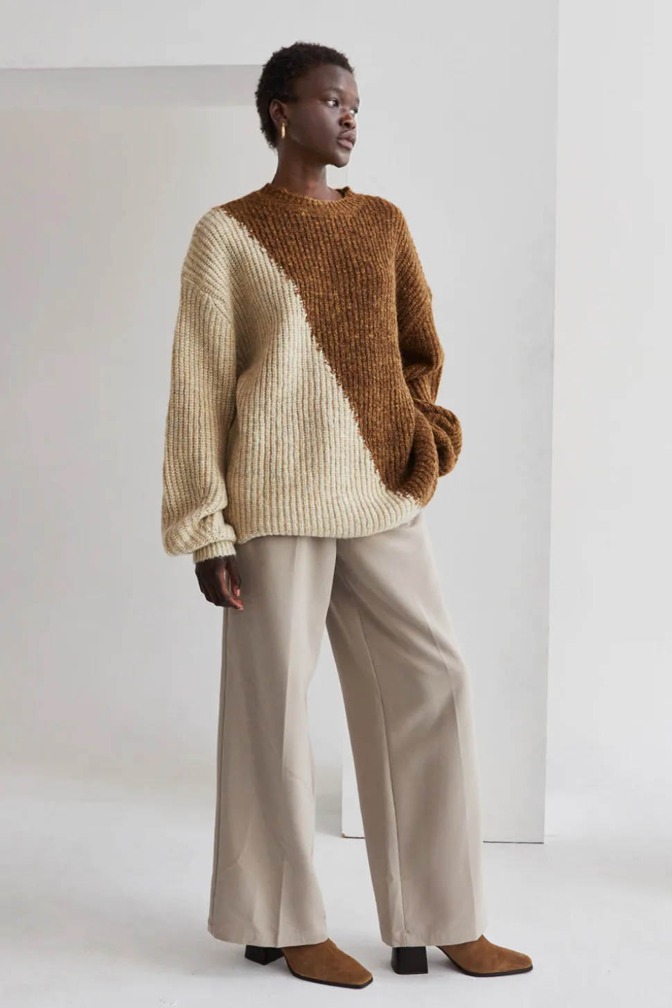 Reese Color Block Sweater