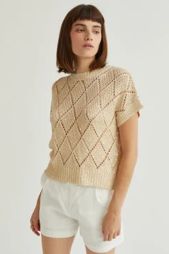 Remy Netted Knit Top