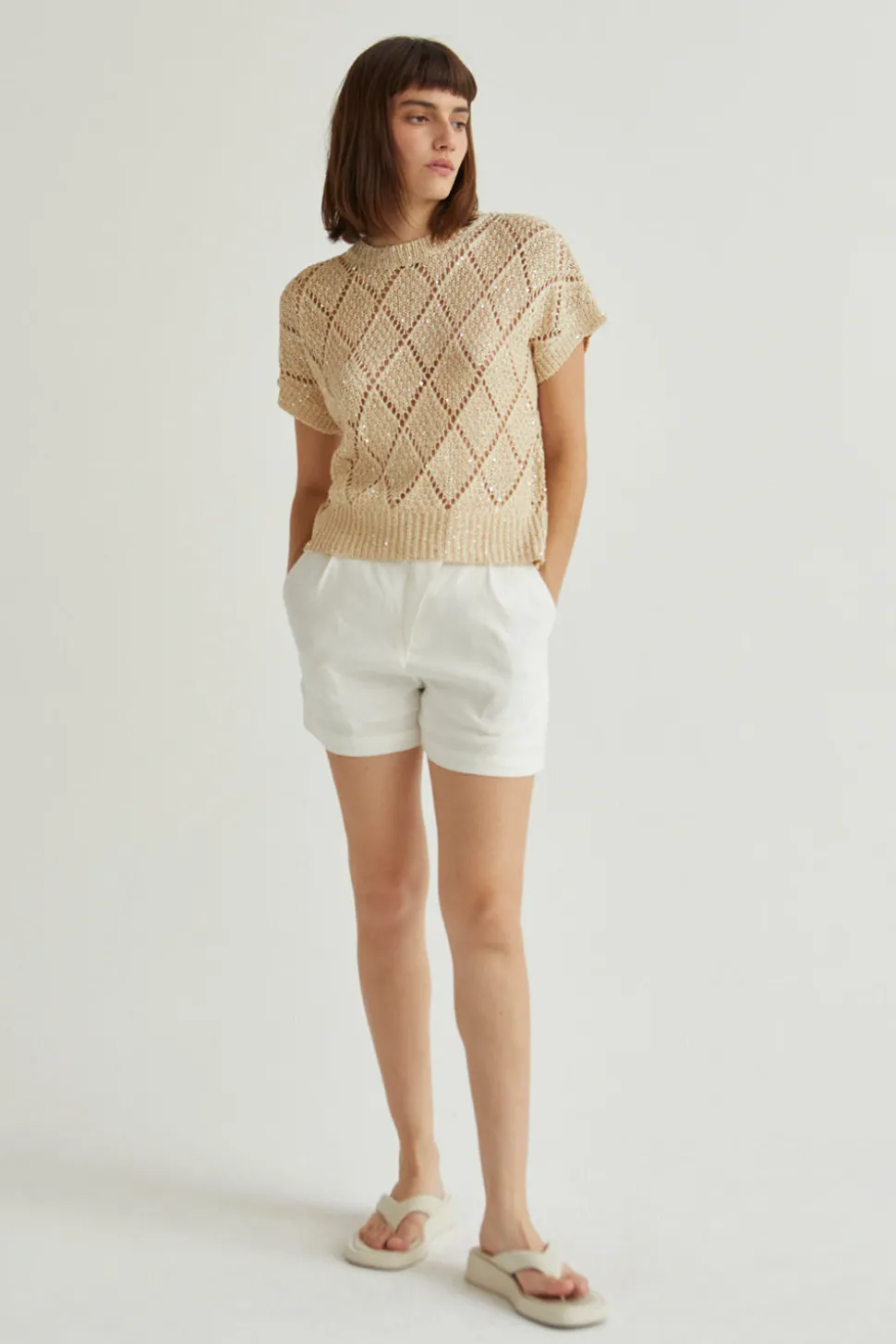Remy Netted Knit Top