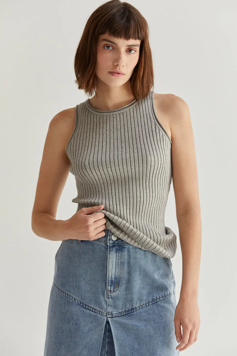 Renae Lurex Tank Top