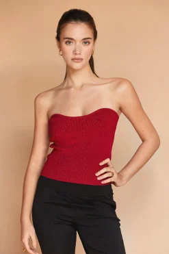Rey Lurex Corset Top