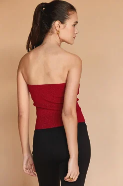 Rey Lurex Corset Top