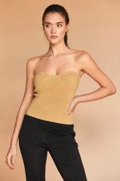 Rey Lurex Corset Top