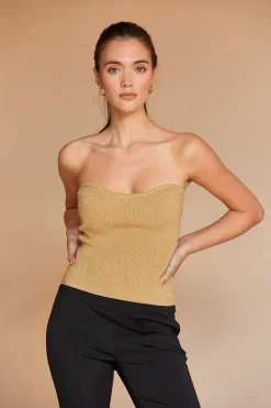 Rey Lurex Corset Top