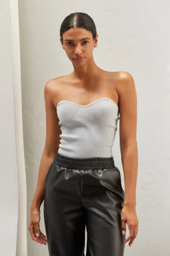 Rey Lurex Corset Top