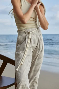 Riley Cotton Stripe Pants