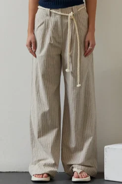 Riley Cotton Stripe Pants
