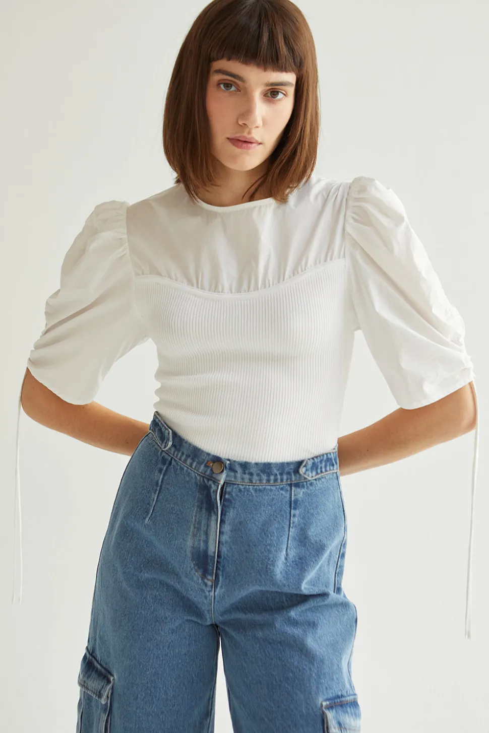 Rubi Mixed Media Top