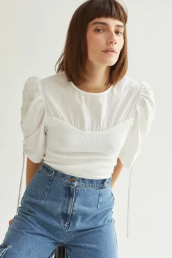 Rubi Mixed Media Top