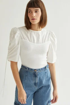 Rubi Mixed Media Top