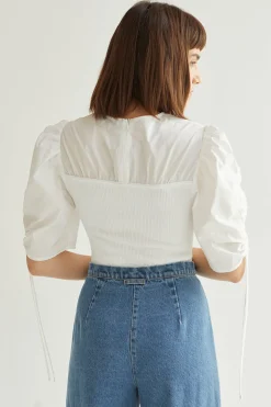 Rubi Mixed Media Top