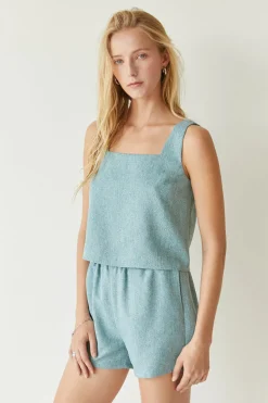 Sage Tweed Set