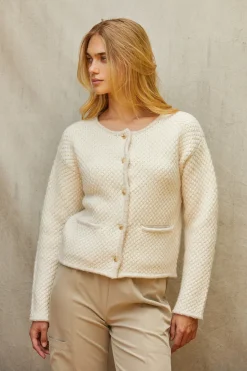 Sandy Boucle Knit Jacket