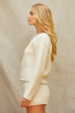 Sandy Boucle Knit Jacket
