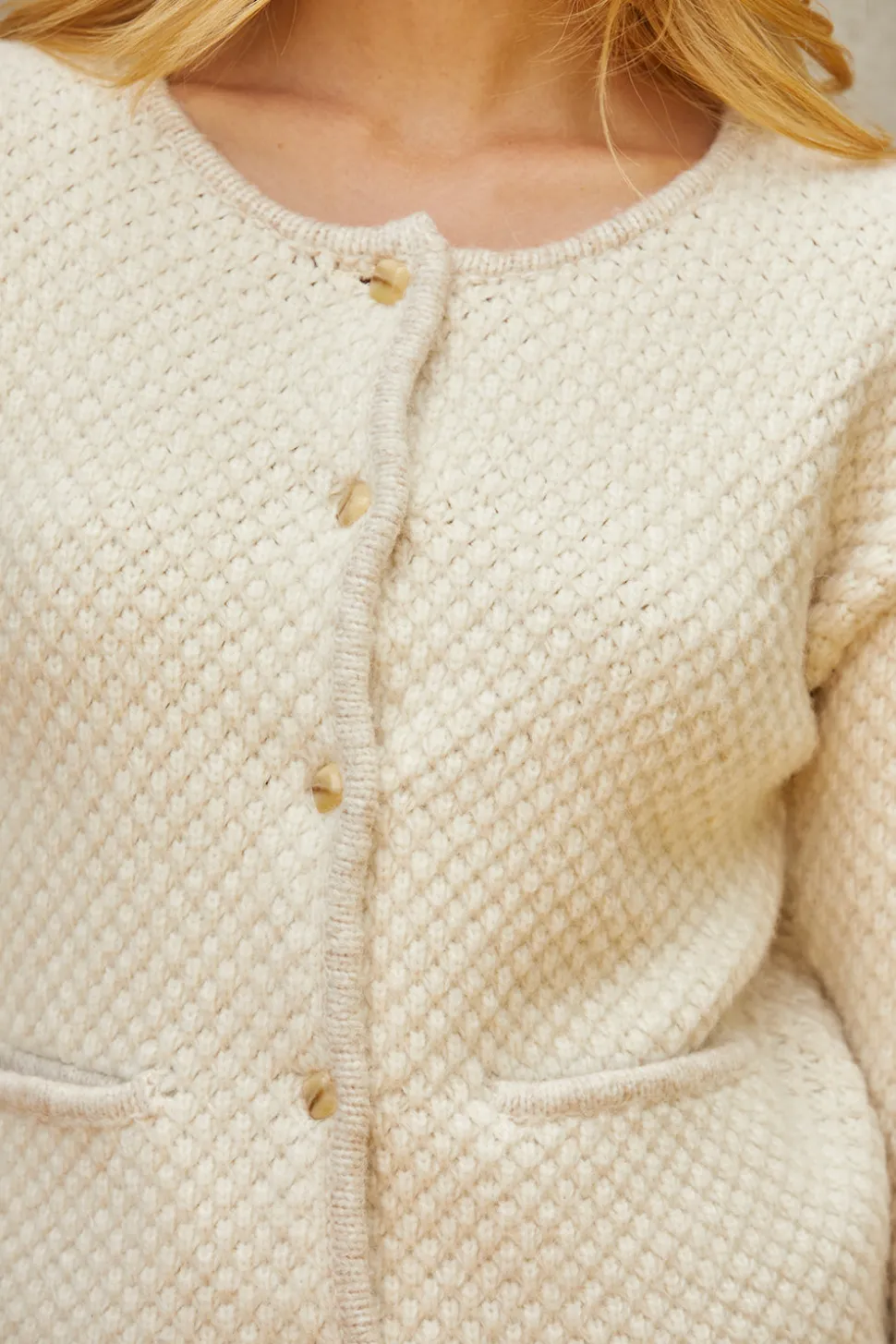Sandy Boucle Knit Jacket
